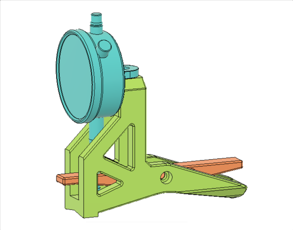 Dial Caliper Jig by mobiobi Download free STL model