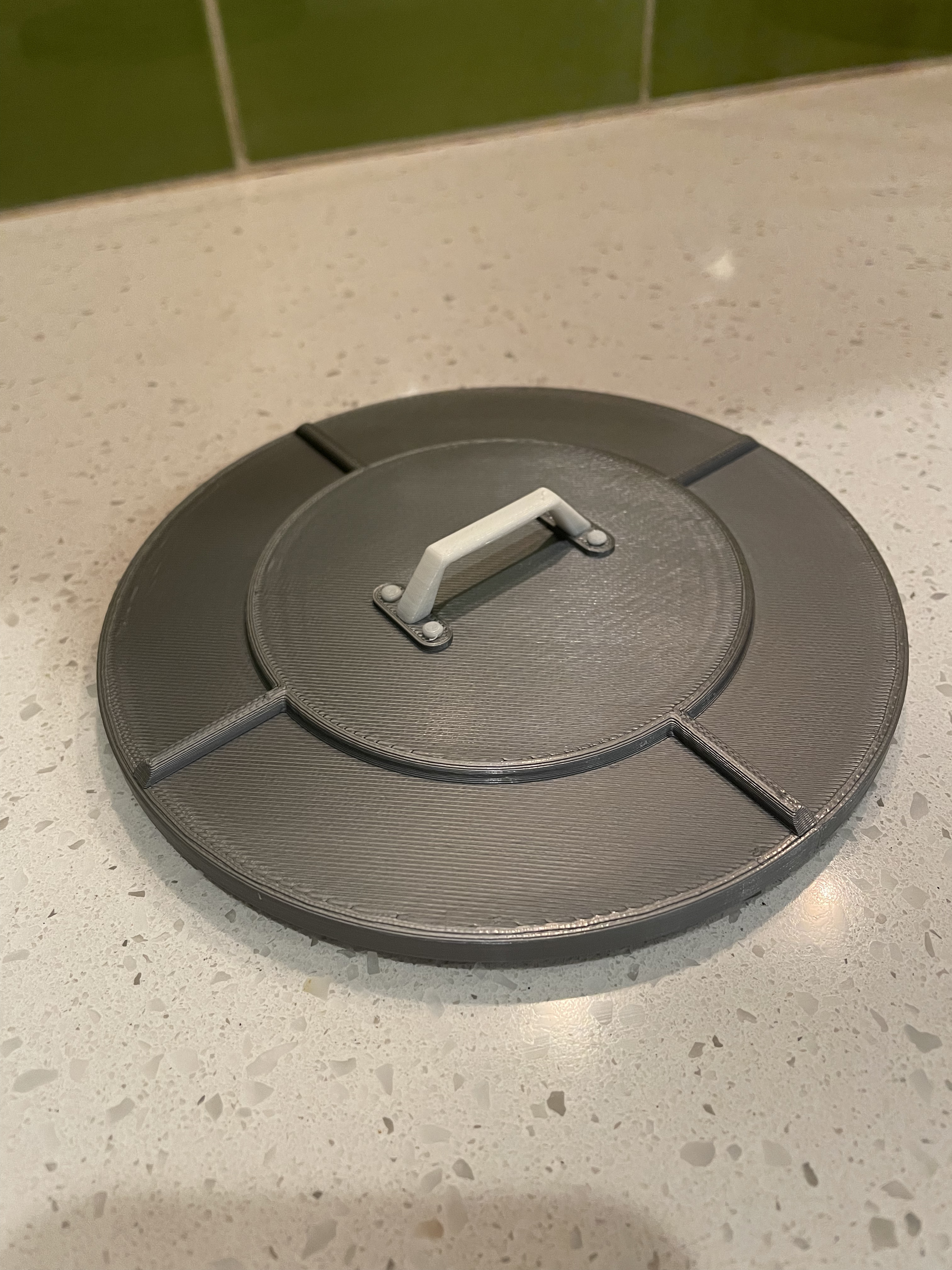 Trashcan Lid - Single model remix 3D model thumbnail