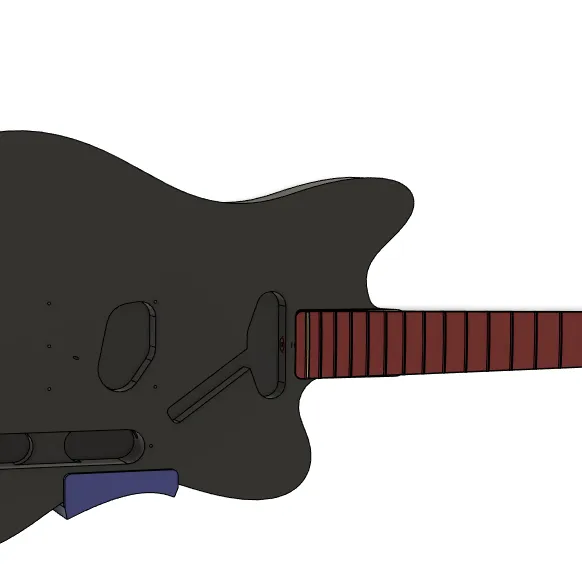 Archivo STL Guitar hand hanger wall - Soporte para guitarra pared 🎸・Design  para impresora 3D para descargar・Cults