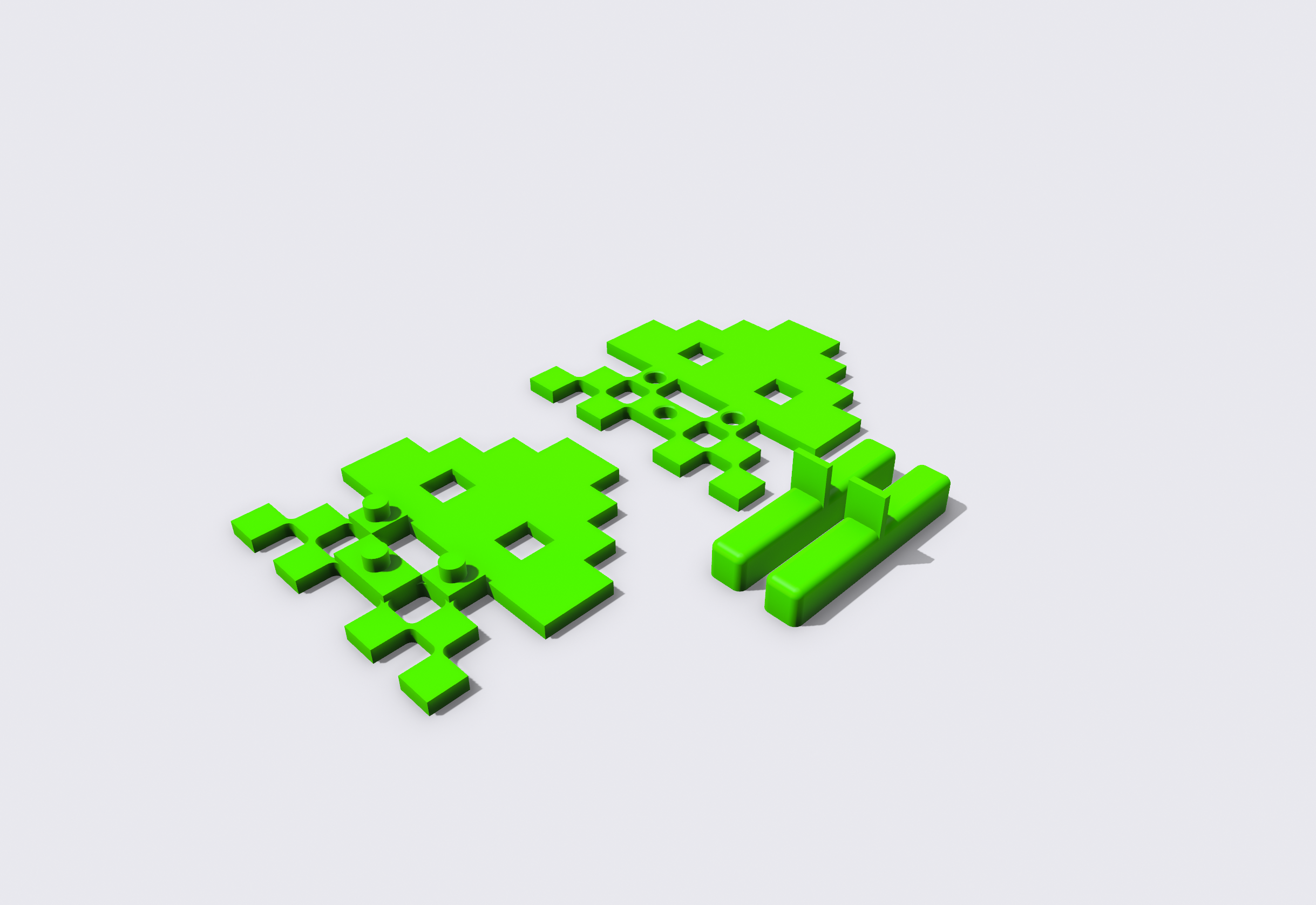 Space Invaders Card holder