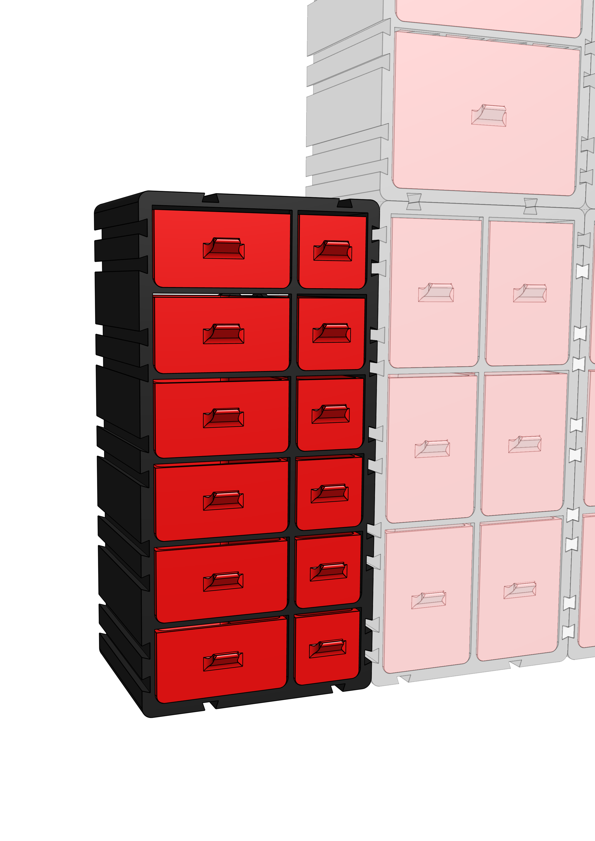 Drawer system by s m k v download free stl model printables