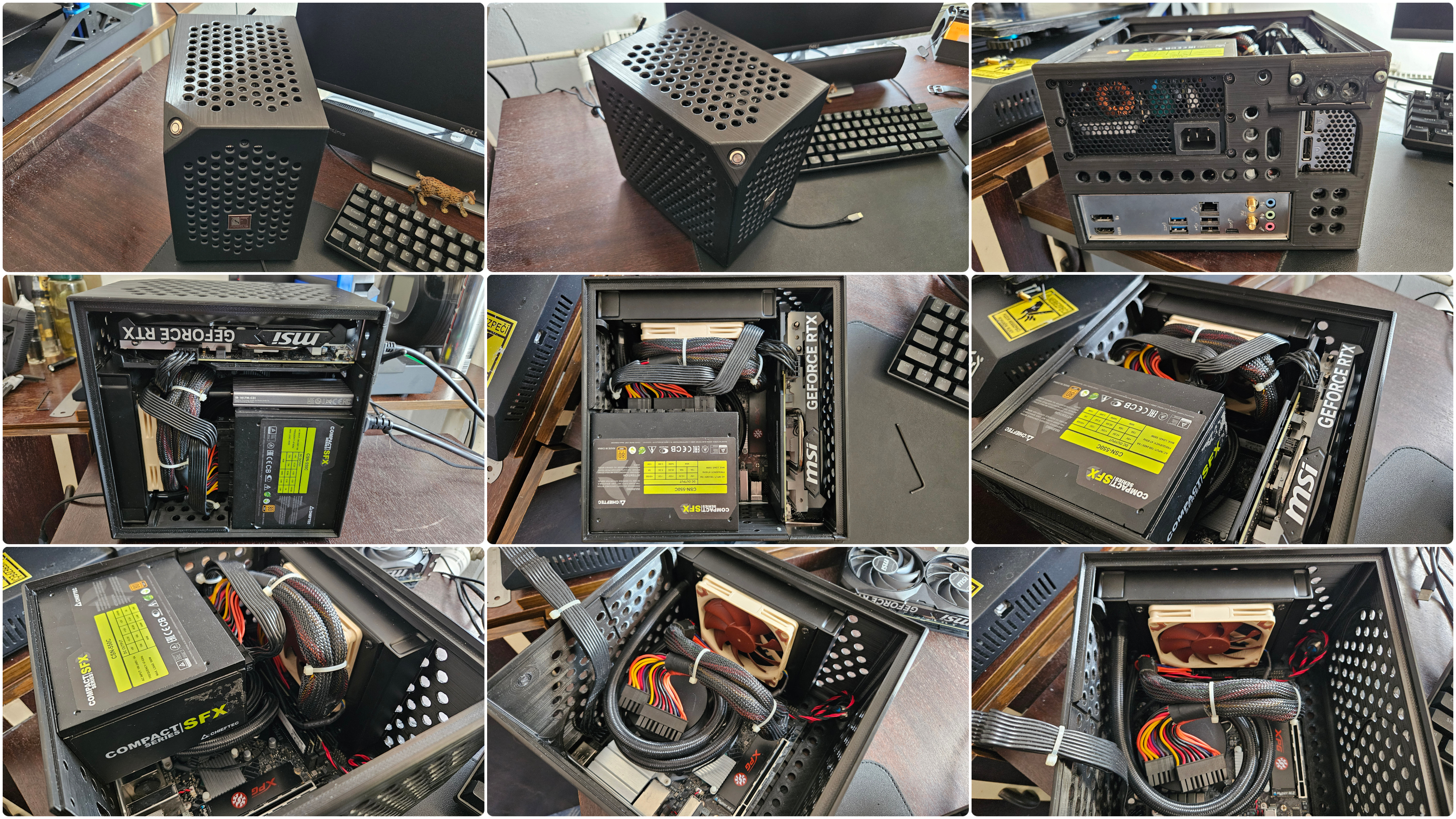 Miniatura 2 do modelo 3D Mini-ITX PC case