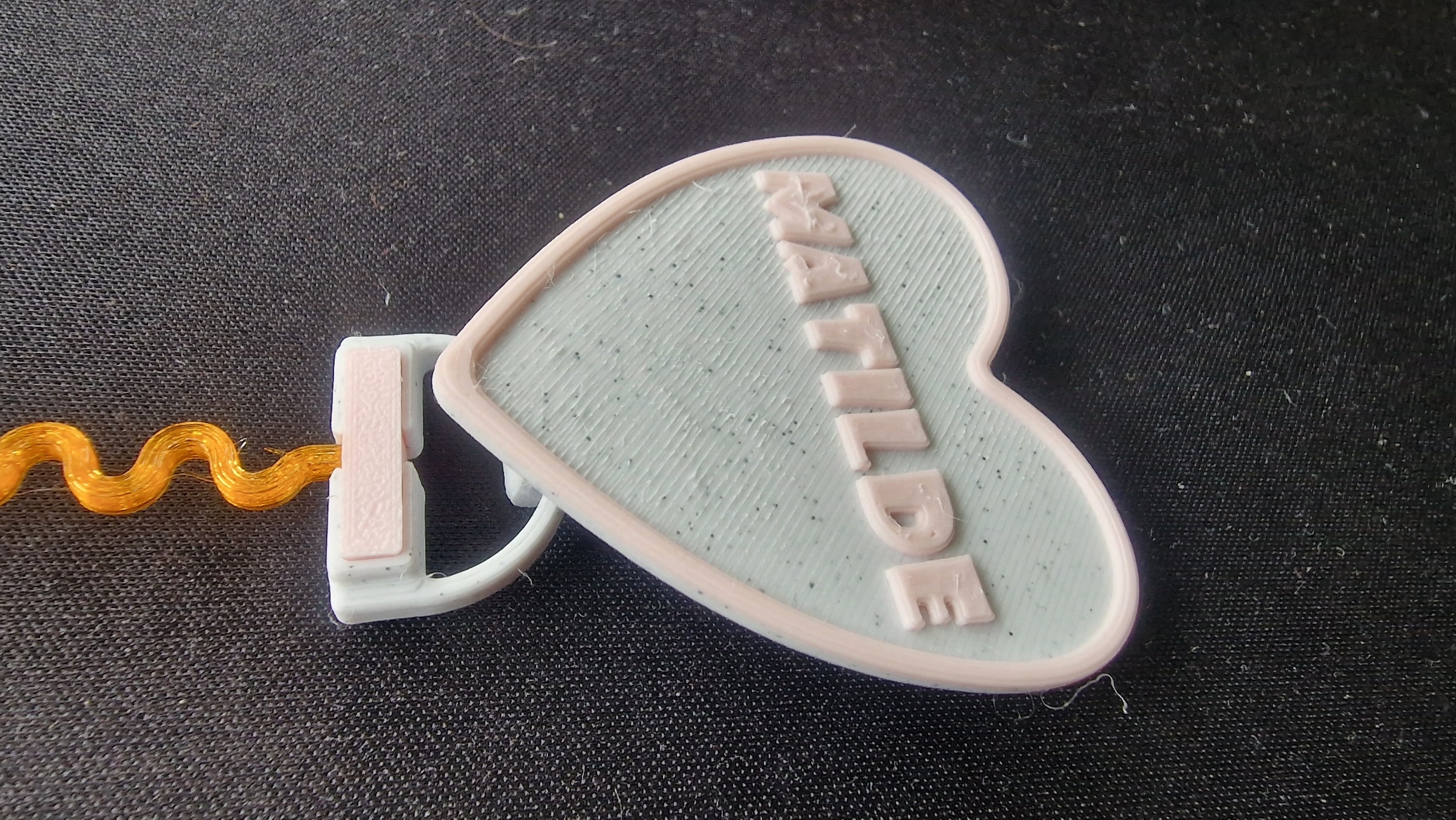 Baby pacifier clip strap