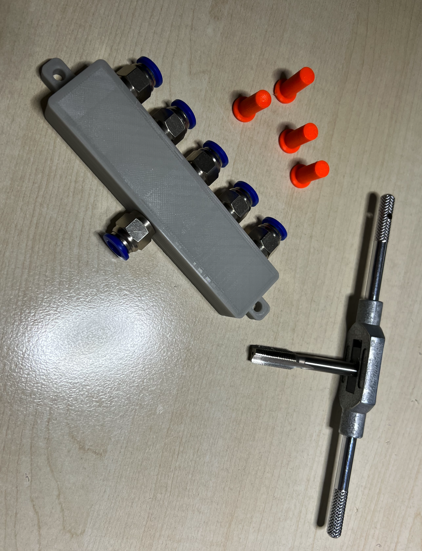 vacuum or compressed air distributor — miniatura 3