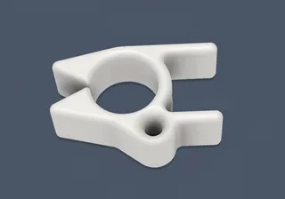 On-filament clip