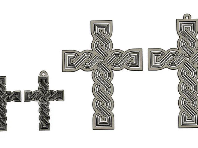 Traditional Croatian wicker cross