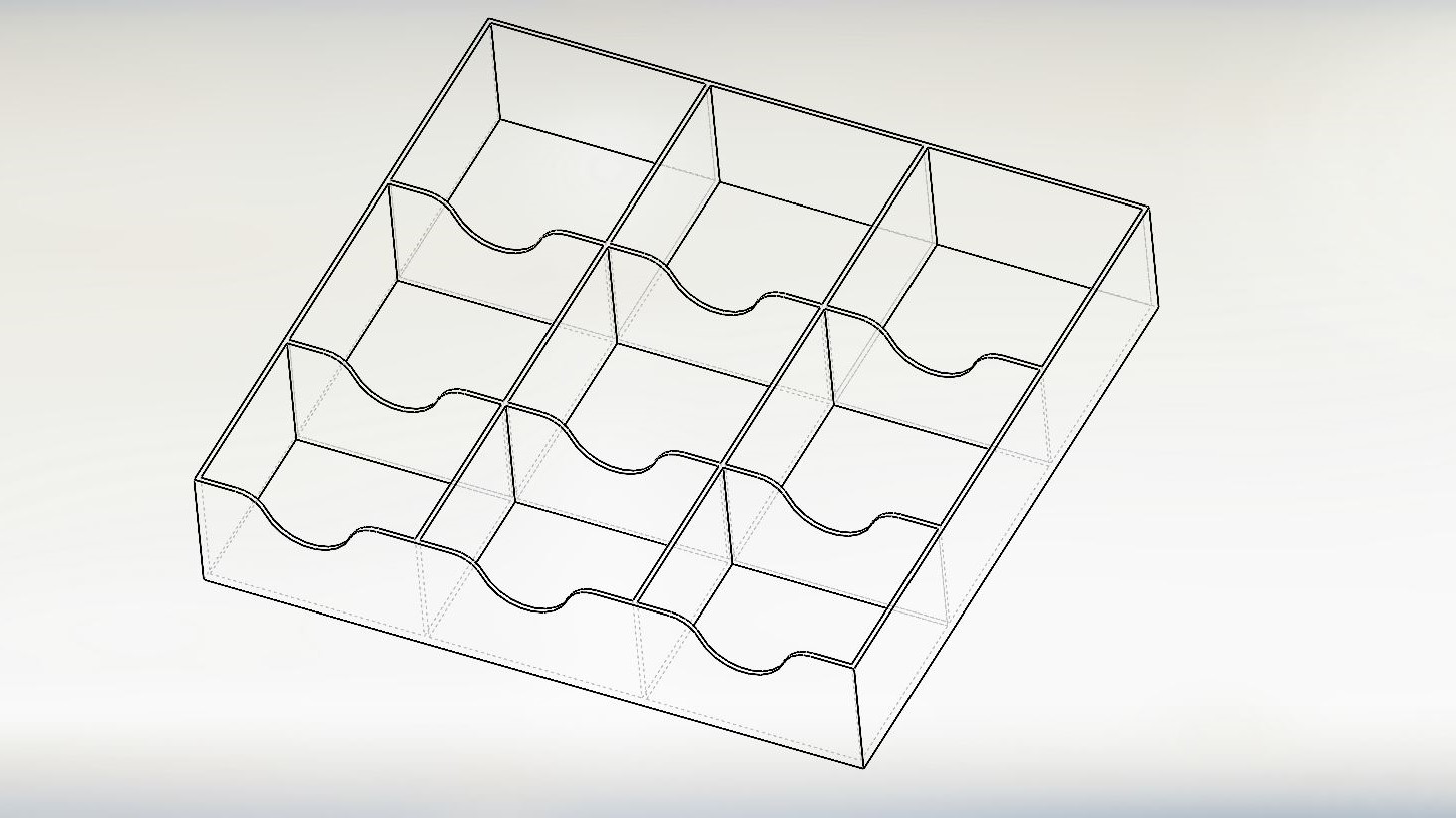 Tea Tray Organizer by slavik kopanov Download free STL model