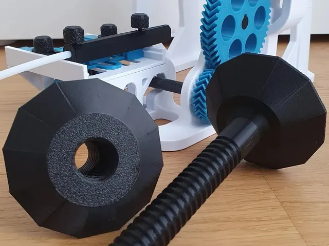 Spooler axis that does not require an adapter-disk
