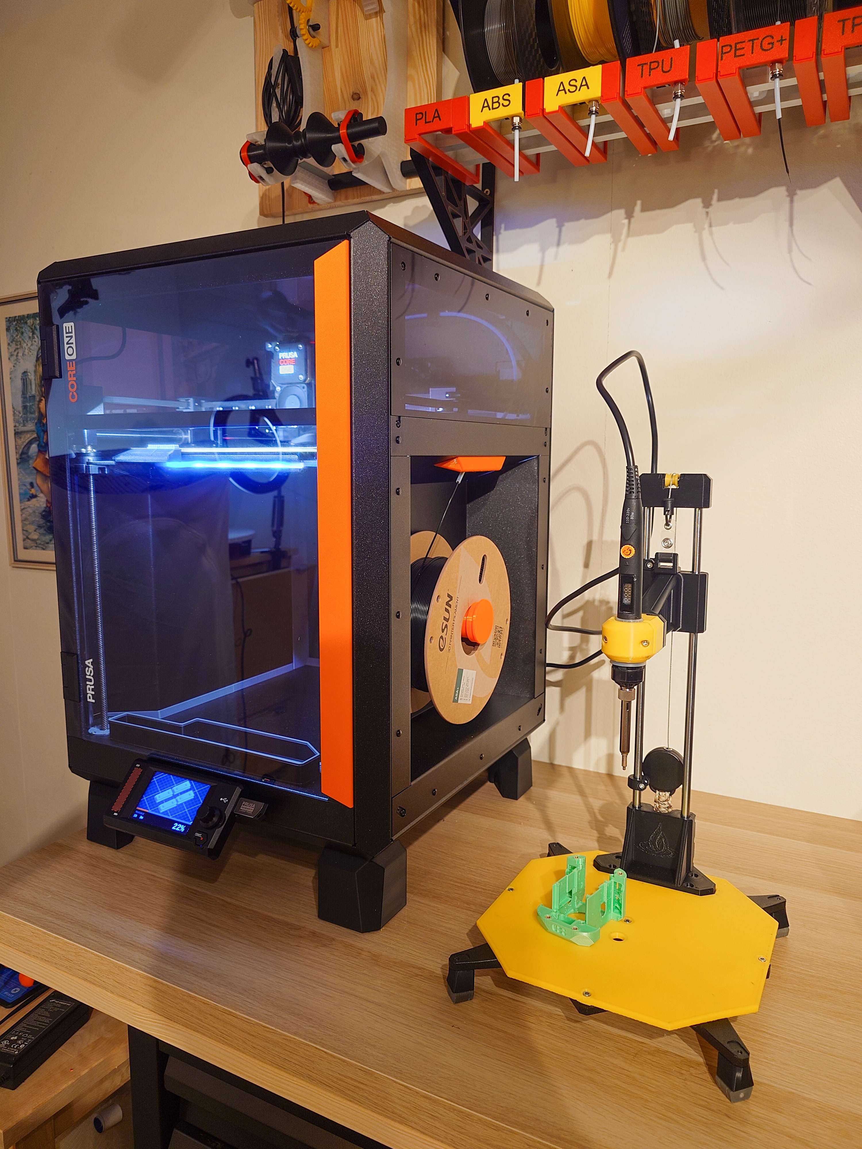 Heat Insert Press from Mk4s to CORE One conversion leftovers