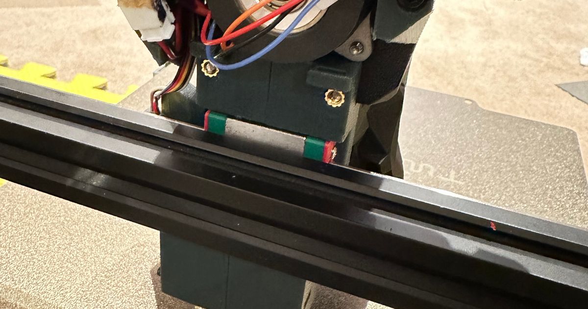 Ender 3 Stealthbruner X carriage for MGN12C linear rails by vajonam