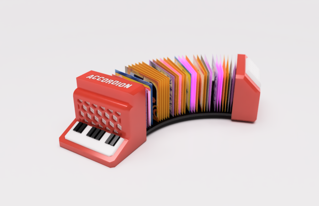 Cute Accordion Tea Packet Holder