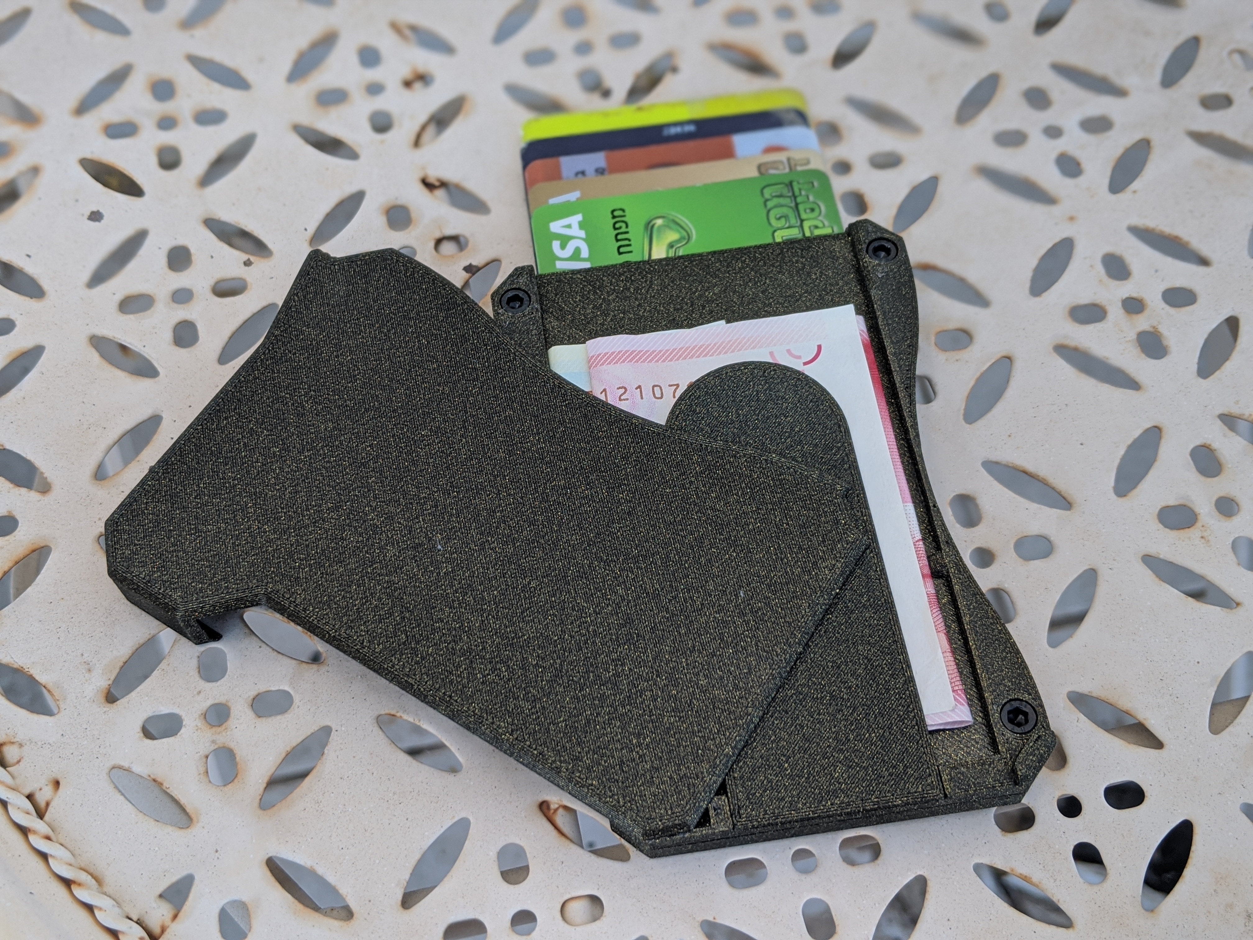 3D Printed "Smart" Wallet (Updated for M3 Bolts)
