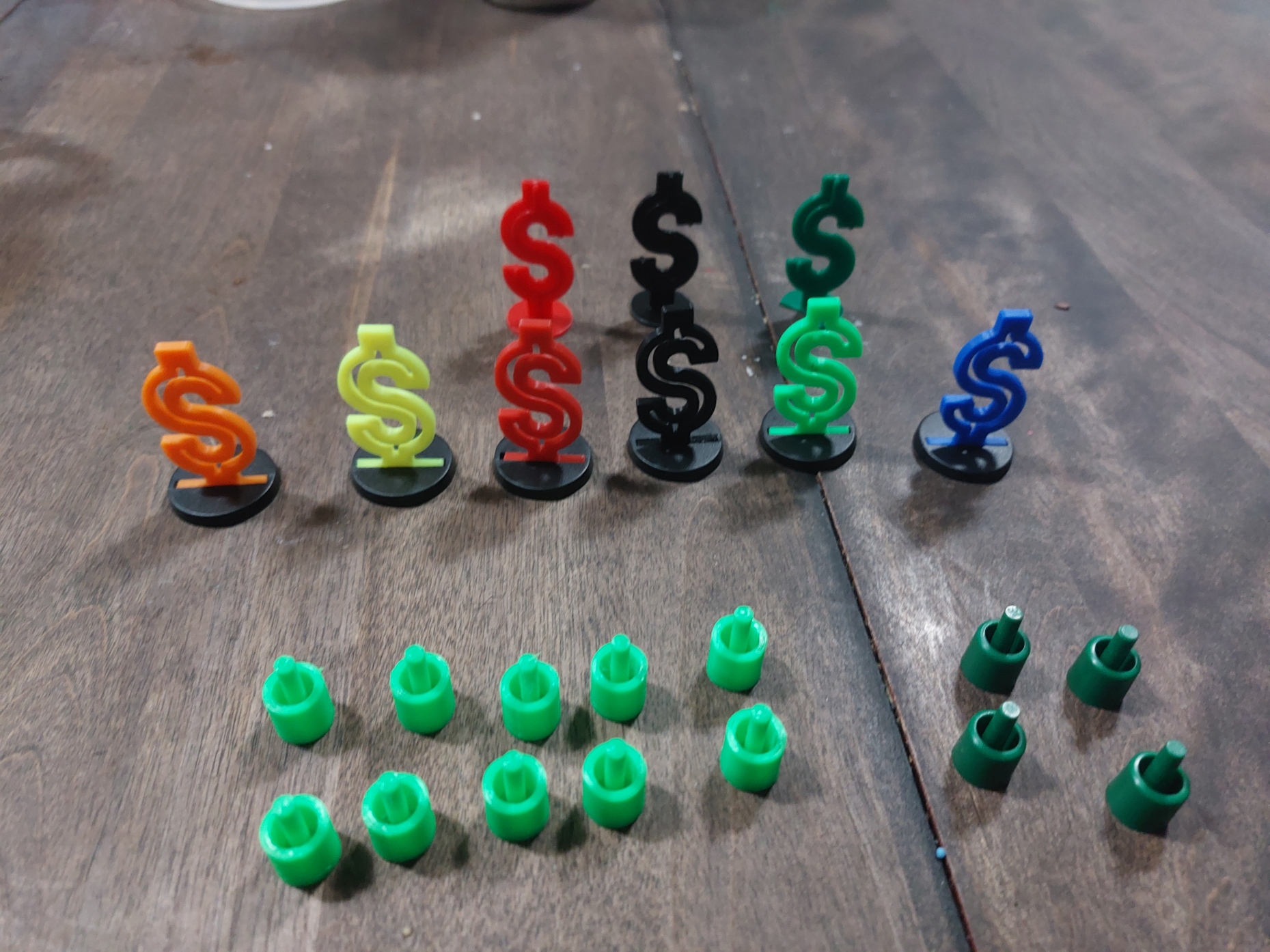 Pay Day Game Pieces
