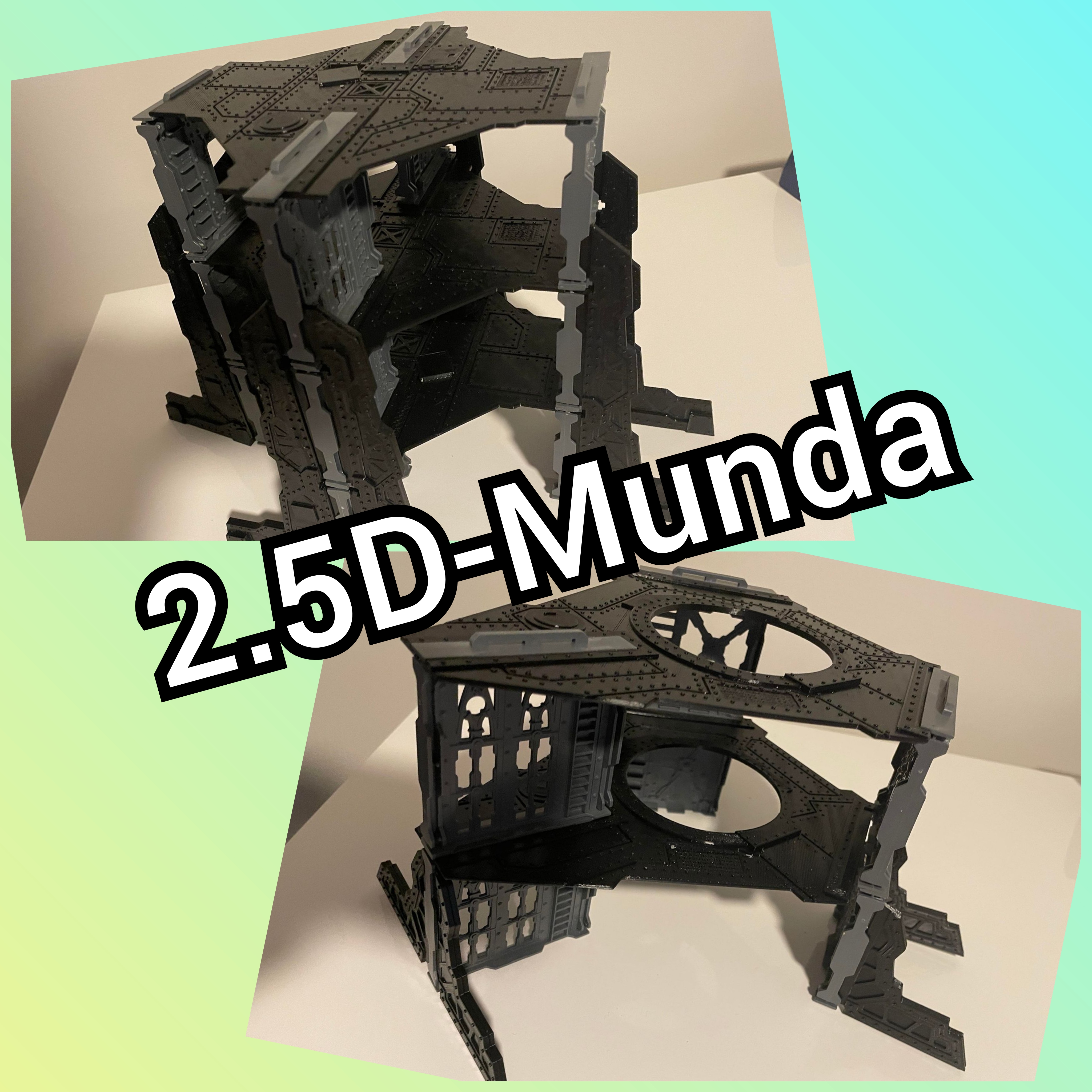 Hexagon w/Hole - 2.5D - Munda Terrain