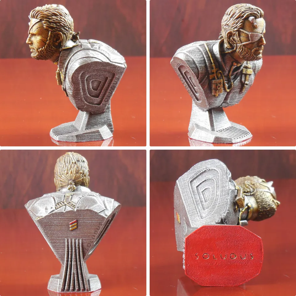 Venom Snake Bust by Soludus | Download free STL model | Printables.com
