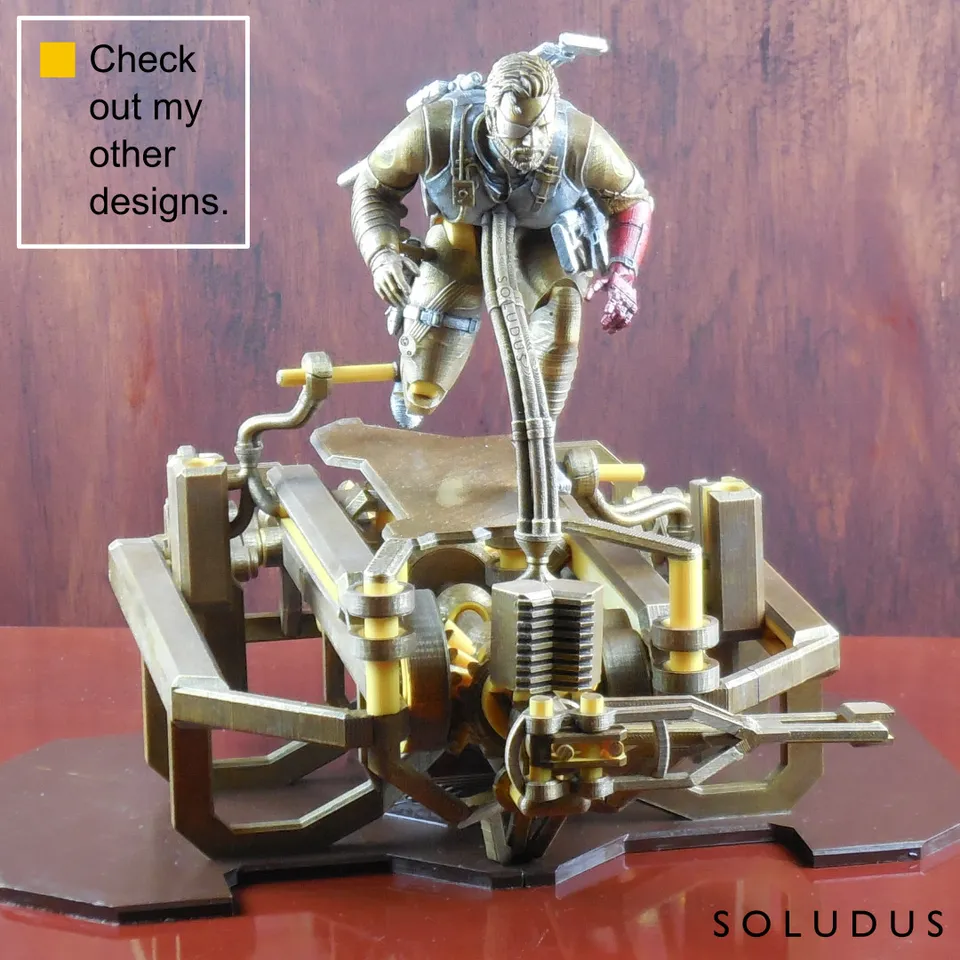 Venom Snake Bust by Soludus | Download free STL model | Printables.com