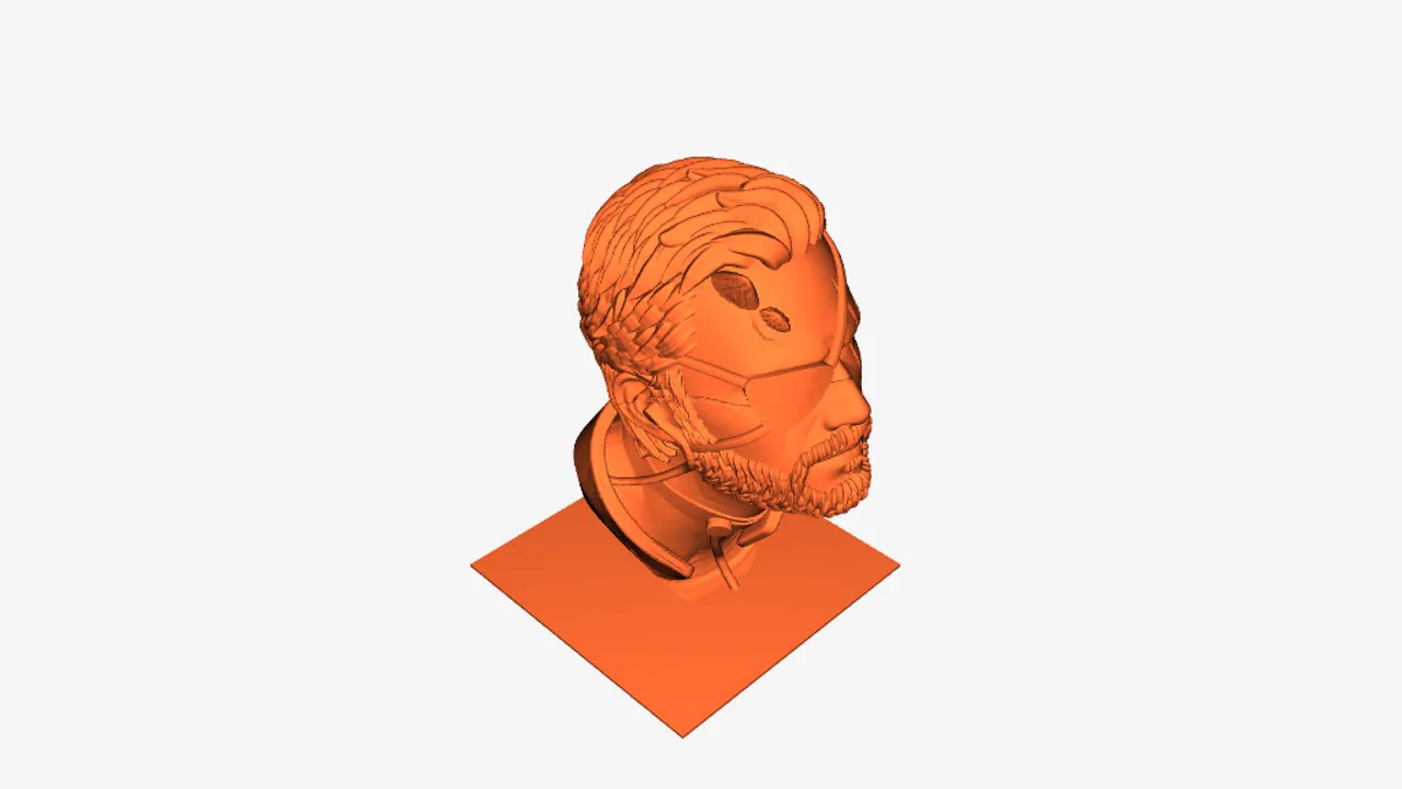 Venom Snake Bust by Soludus | Download free STL model | Printables.com