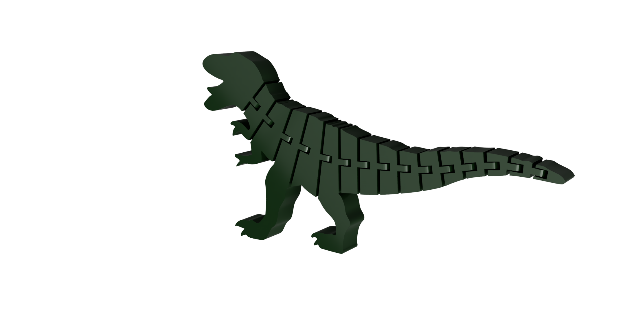 Flexi Tyrannosaure V2 by Lucky | Download free STL model | Printables.com