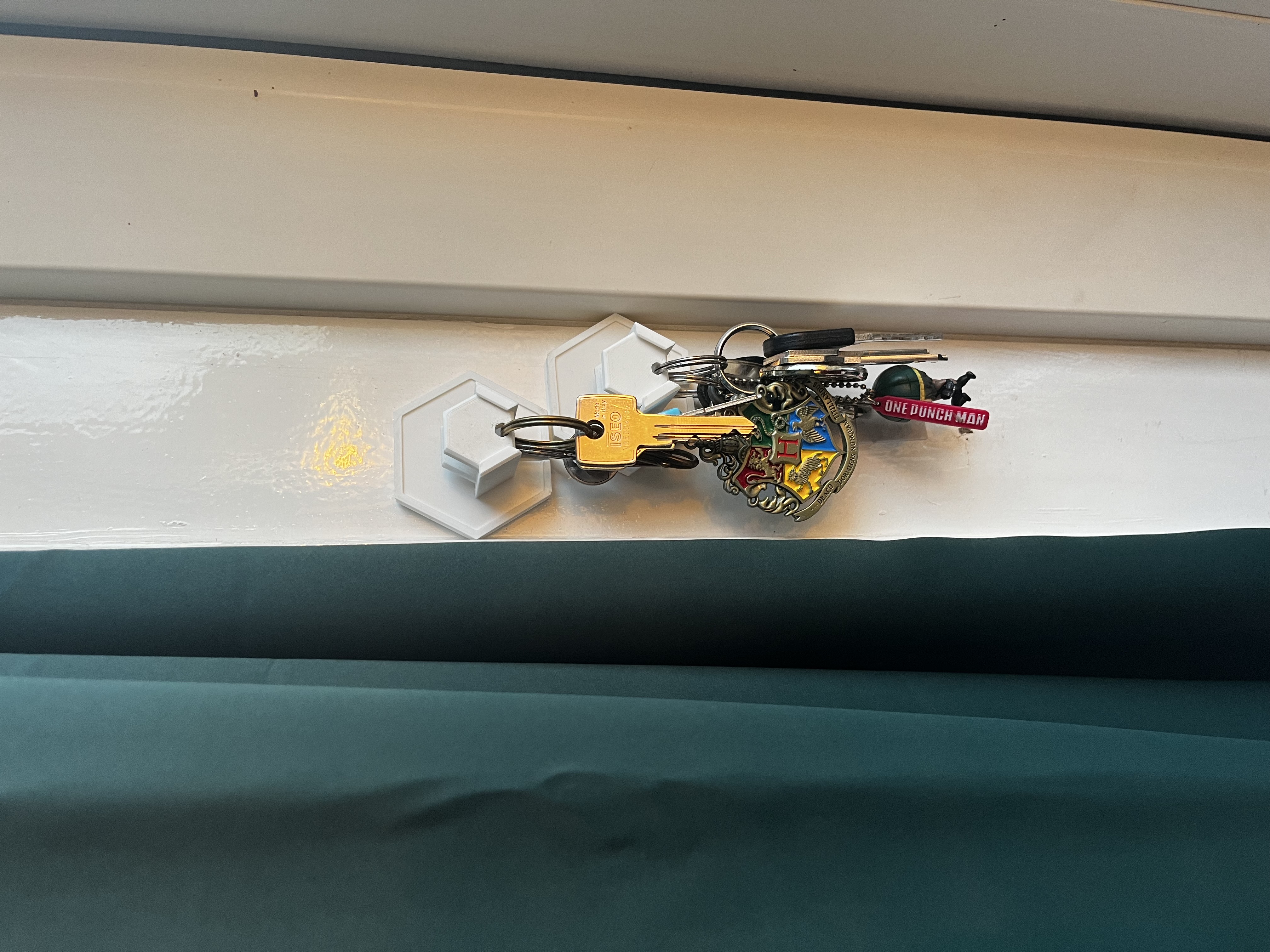 Miniatura 3 do modelo 3D Modern key Hanger Double stack holder