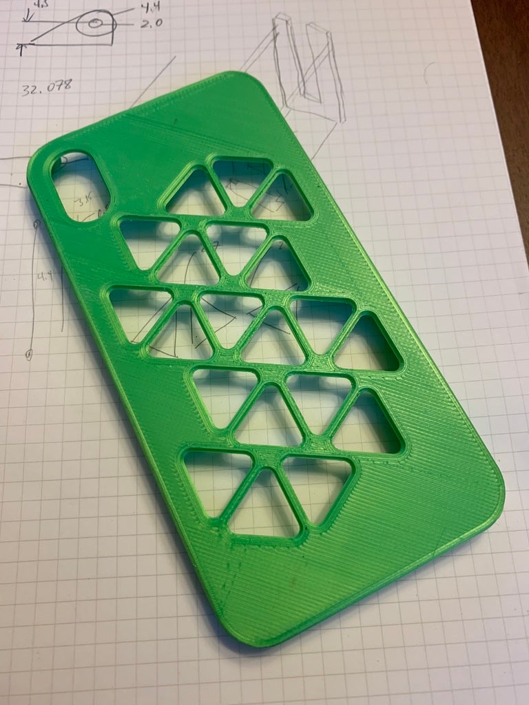 iPhone XR bumper case - Triangle design