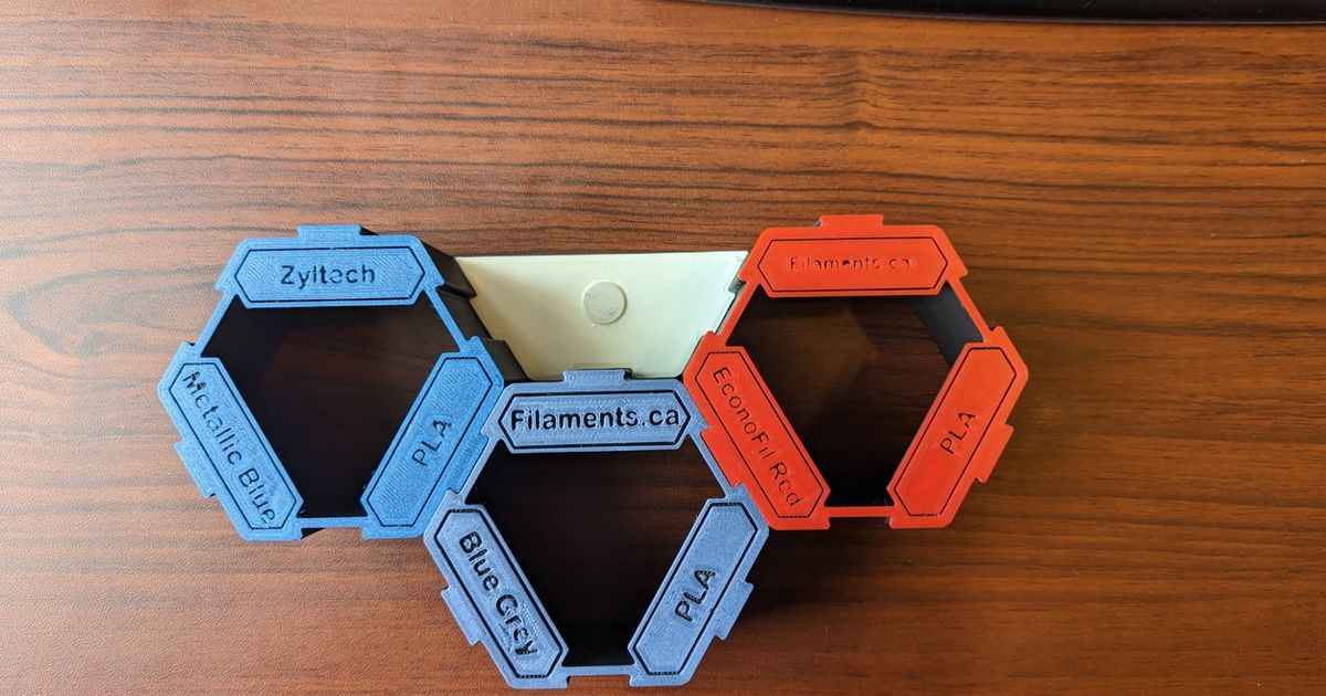 Hex Shelf Wall Hanger by muldaddy Download free STL model