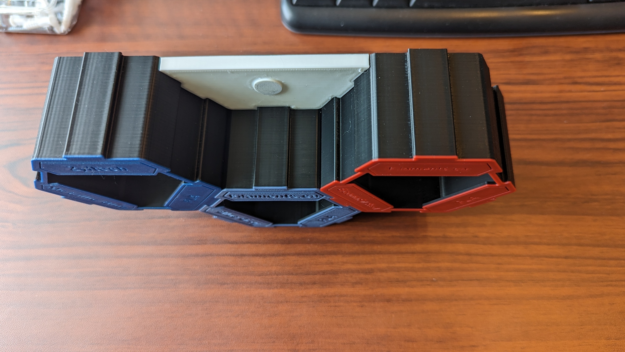 Hex Shelf Wall Hanger by muldaddy Download free STL model