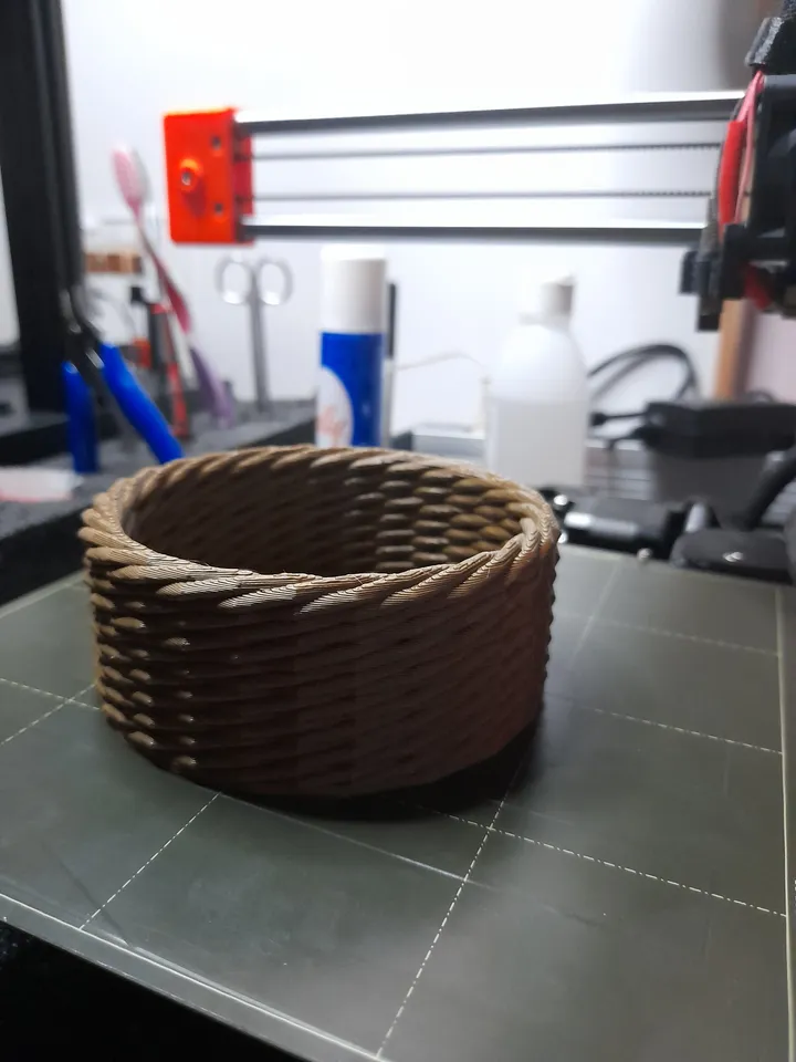 Rope Bowl 3D Printed Basket for Keys or Gadgets 