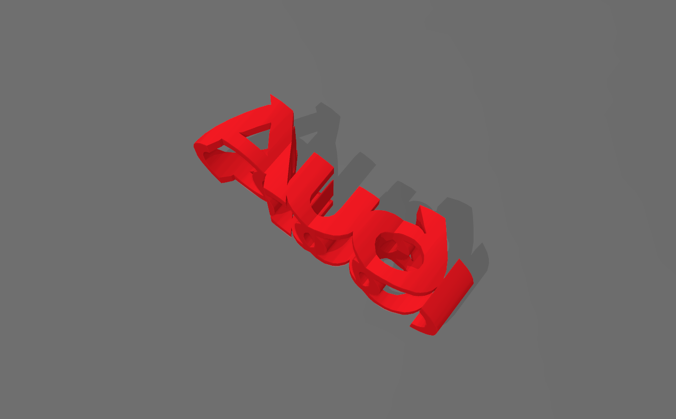 Audi Logo illusion by DieHard, Download free STL model