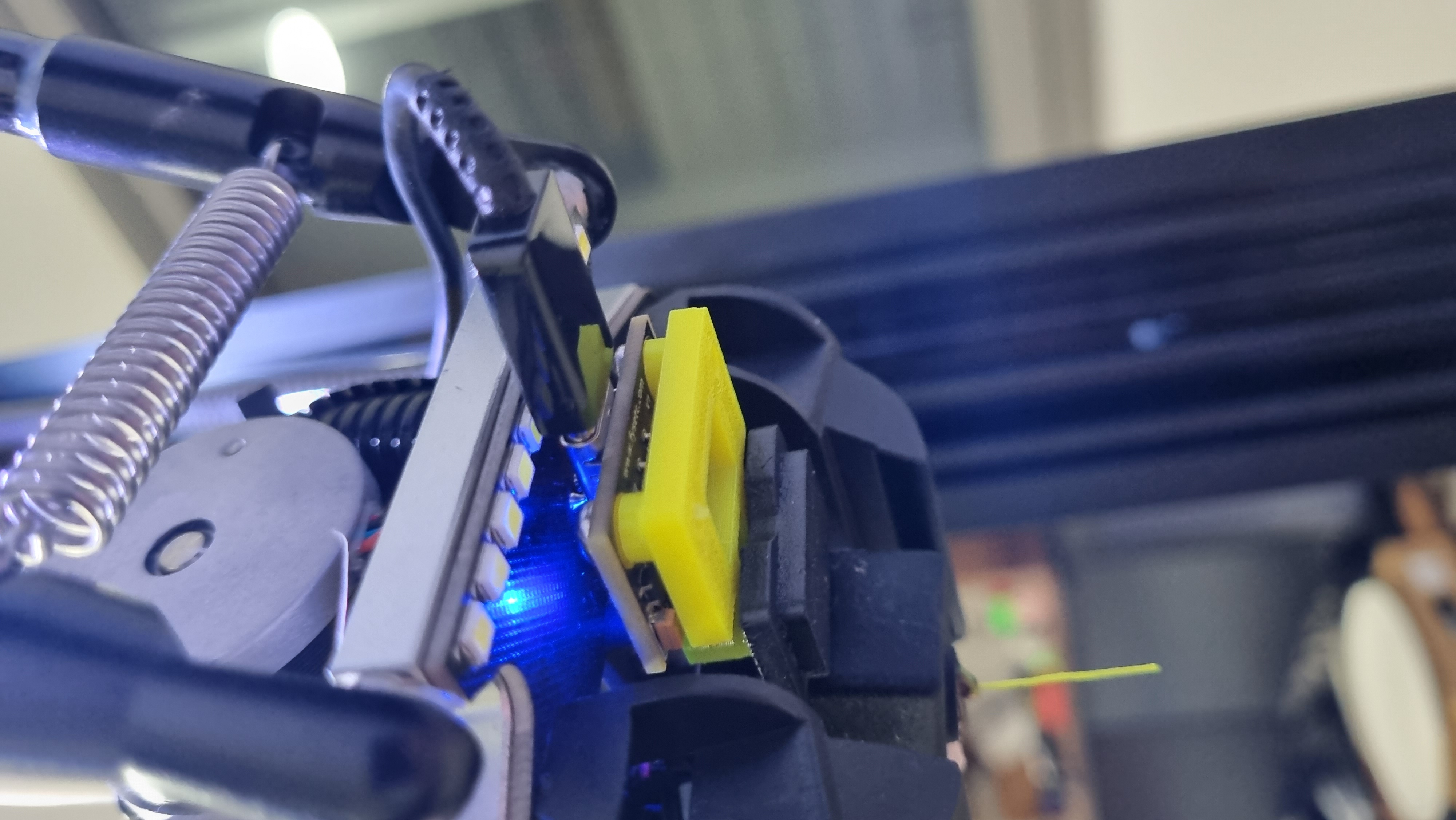 FLSUN v400 fysetc input shaper attachment