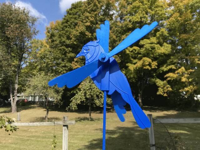 Blue Jay Wind Spinner Toy