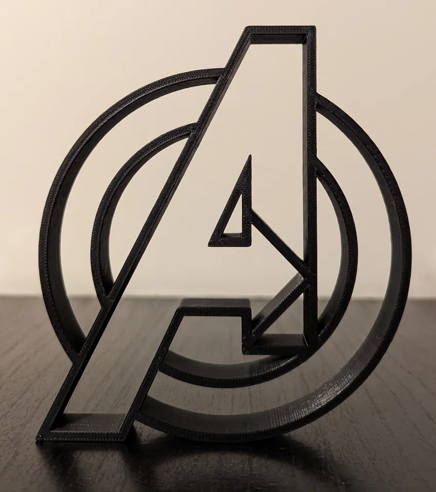 STL file Avengers end Game Logo 🦸・3D printing model to download・Cults
