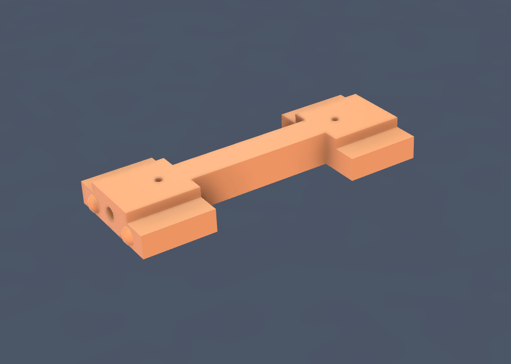 MMU Slot Buffer Mount Clip for HDX Wire Shelf by Plaidbear Download free STL model