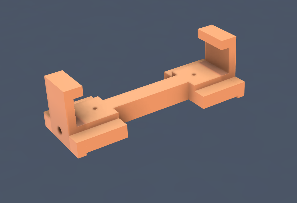 MMU Slot Buffer Mount Clip for HDX Wire Shelf by Plaidbear Download free STL model