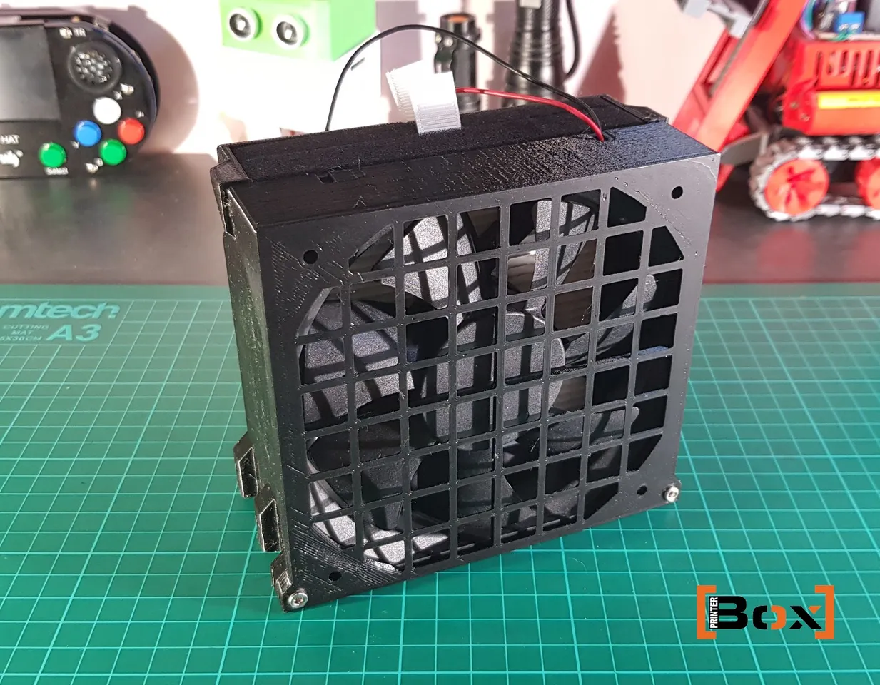 HEPA & Carbon Filter By Printer Box | Download Free STL Model.