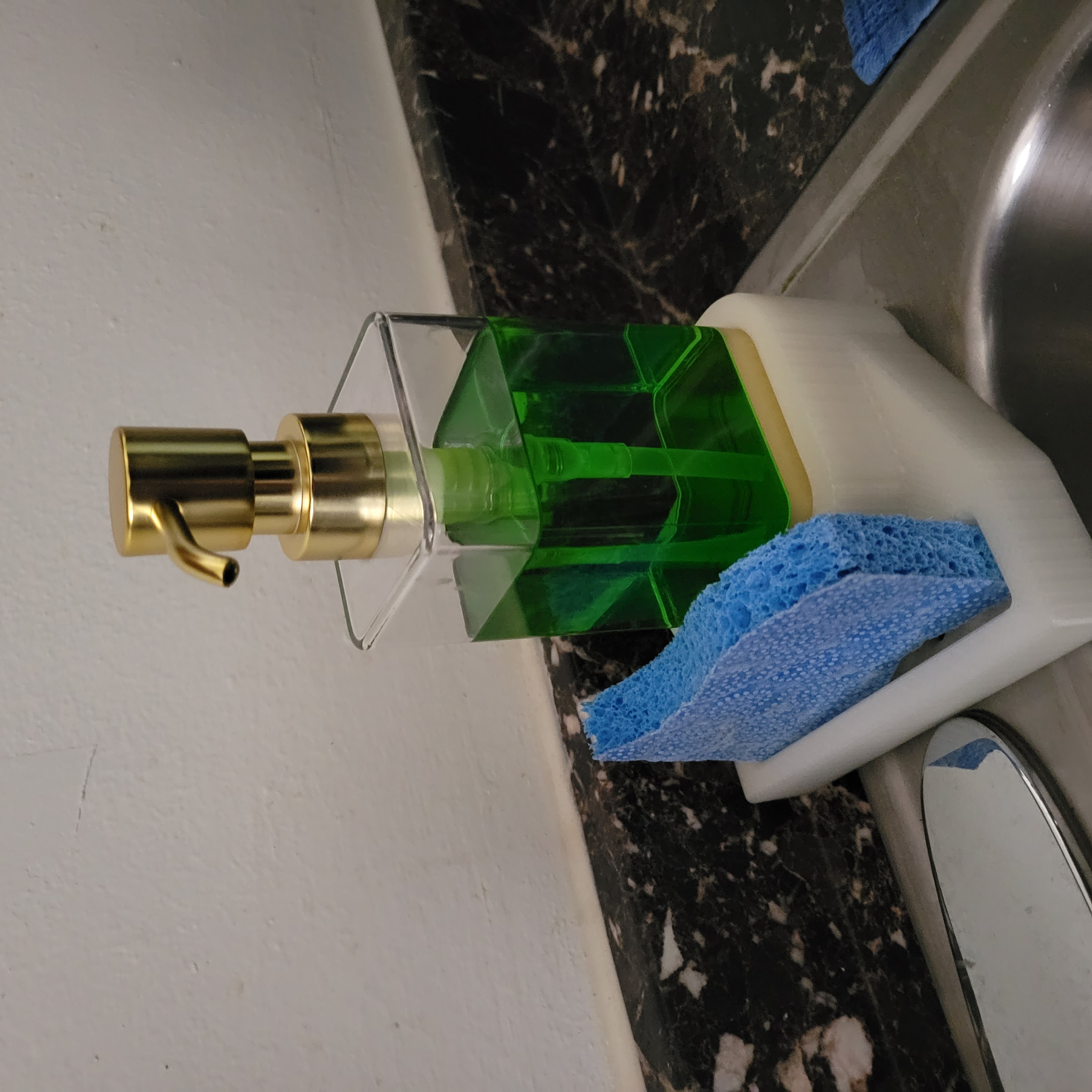 Soap Dispenser and Sponge Holder