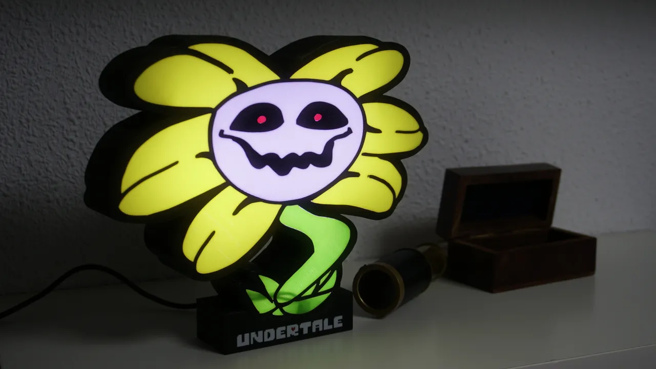 Flowey - Undertale 3D model 3D printable