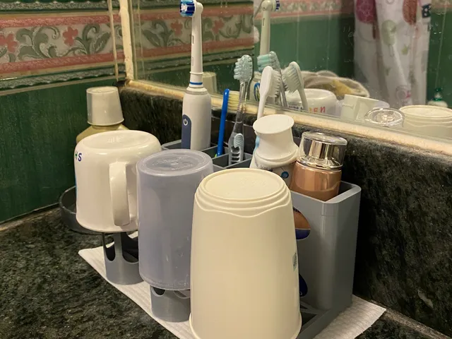 Toothbrush and cup set