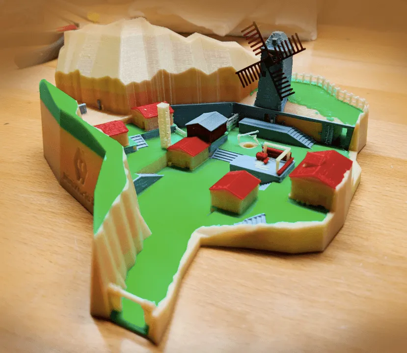 Kakariko Village Zelda Ocarina of Time by MiniWorld3D Download