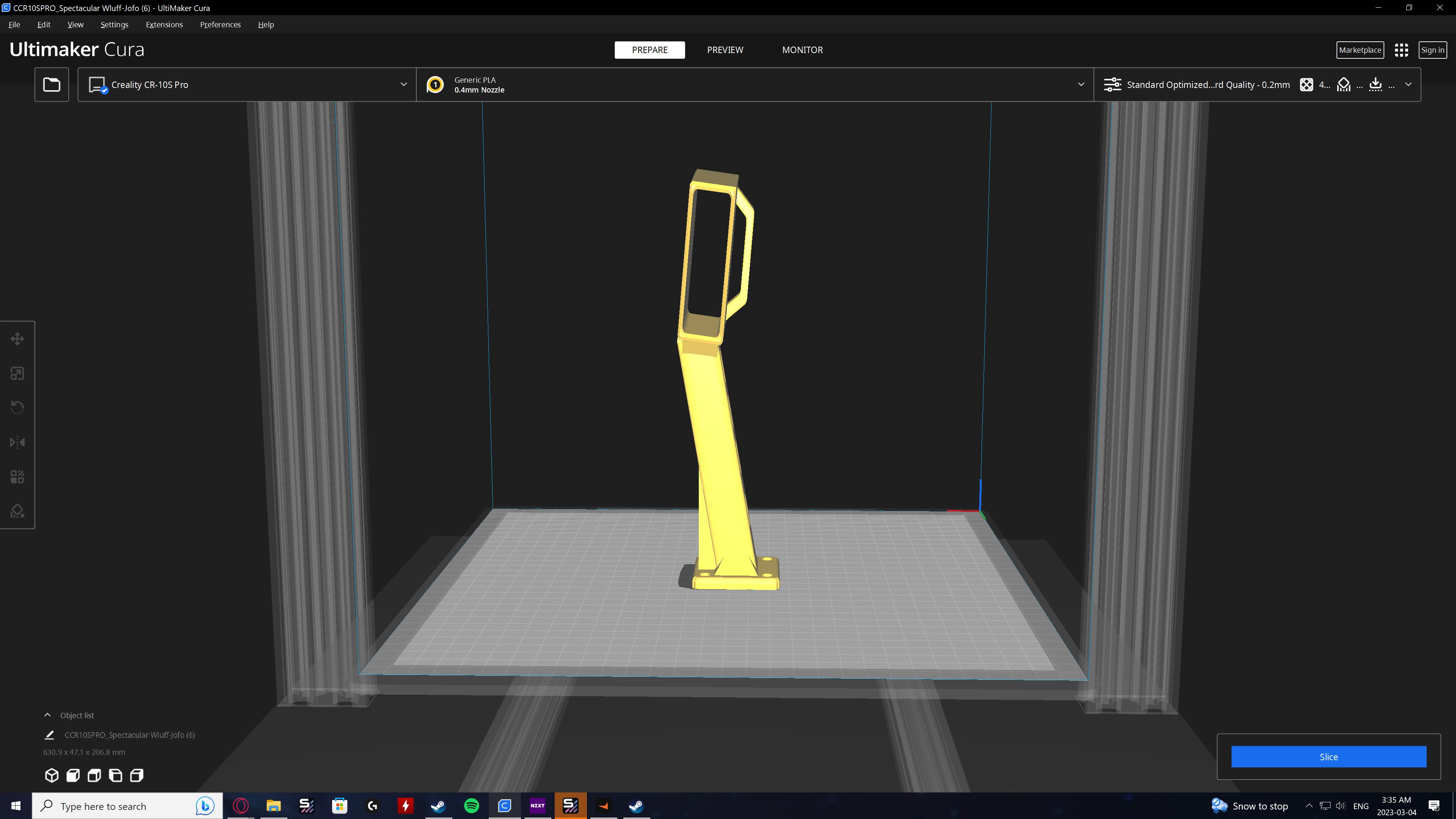 X-axis Logitech Stream Cam Mount V2  (Cr10s Pro)