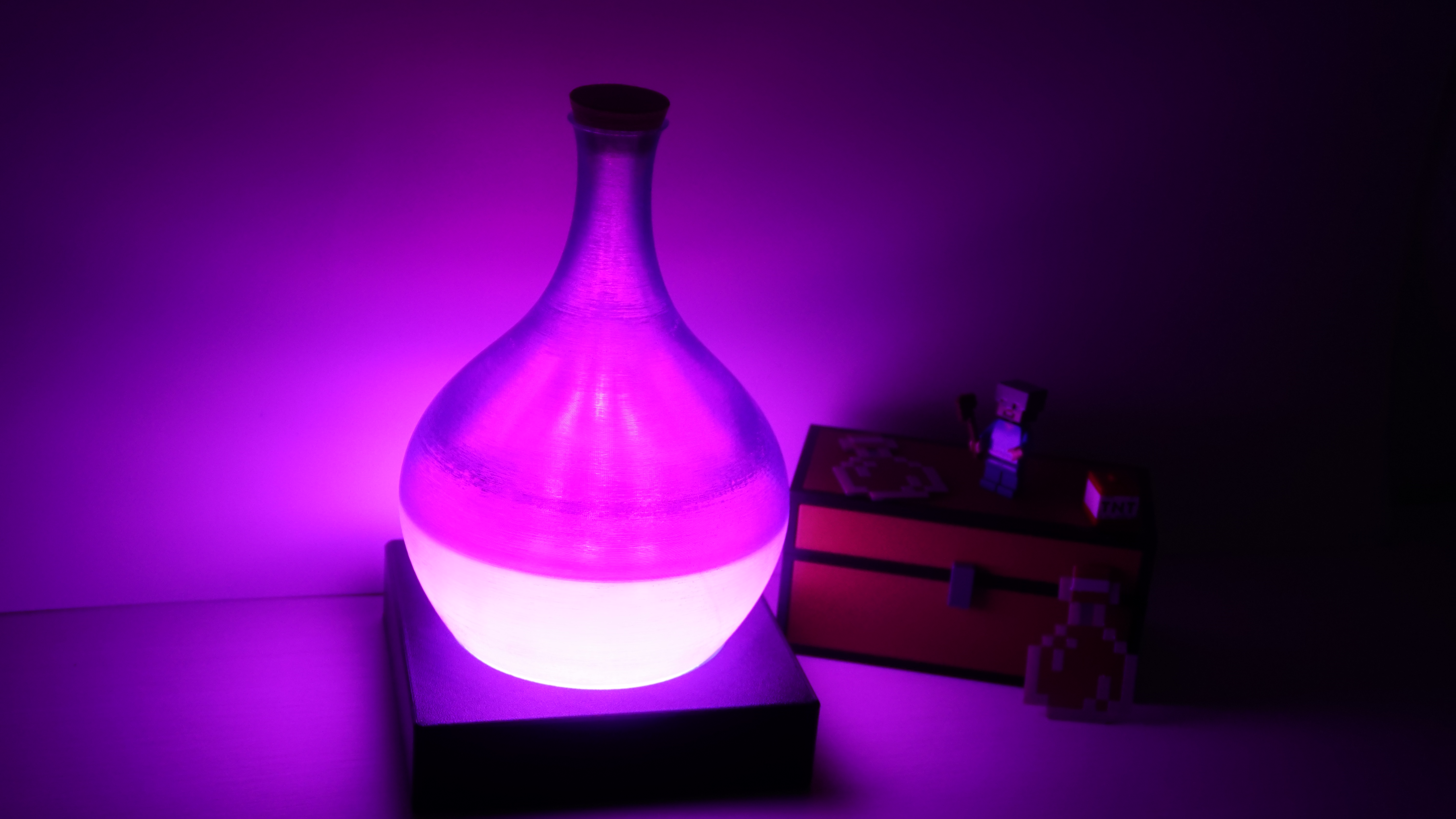 Enchanted potion lamp