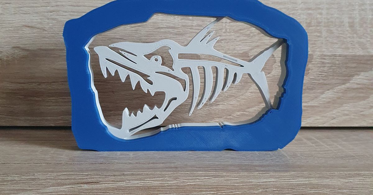 Fish Bones Decoration by Martin Download free STL model