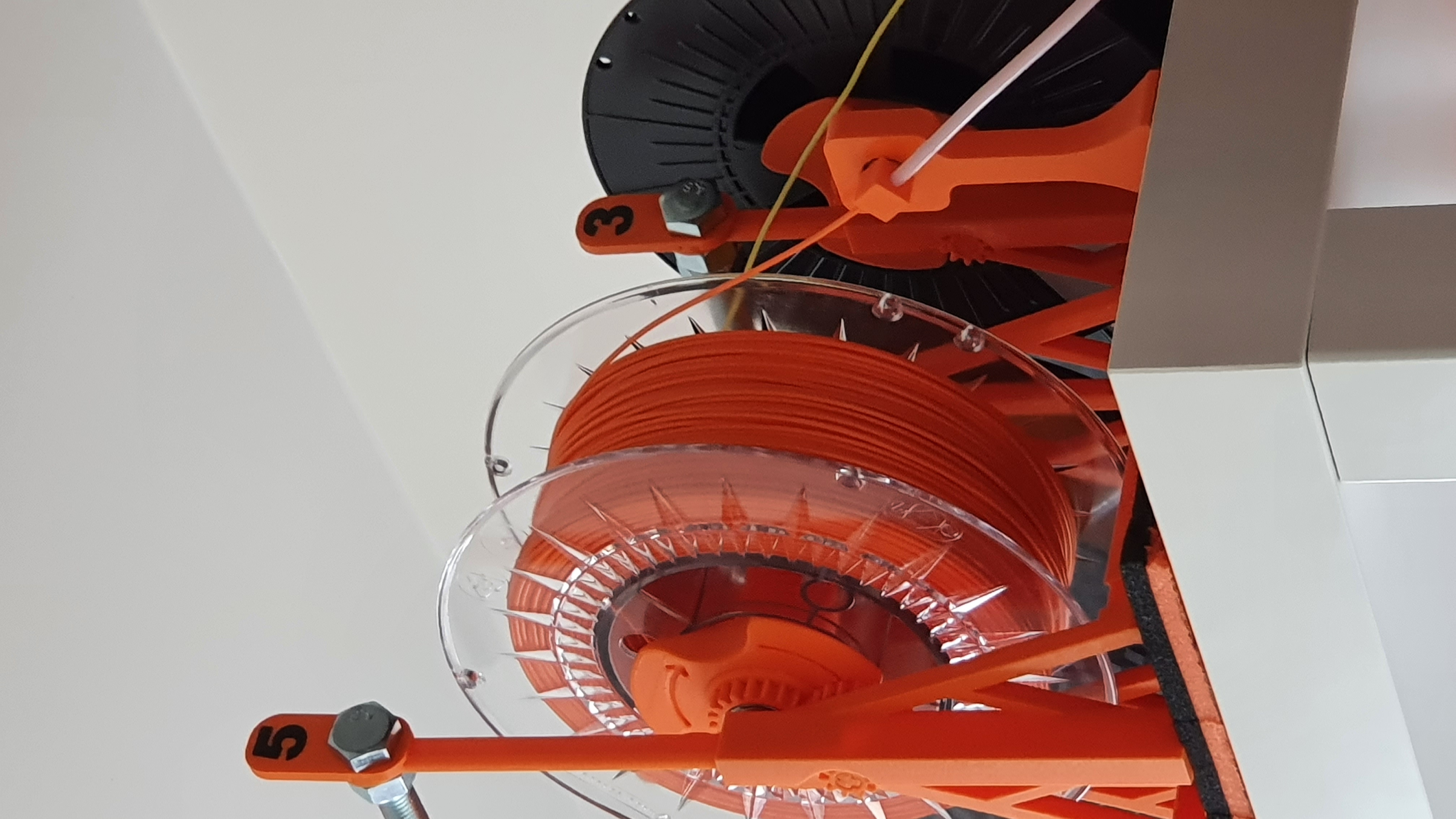 Spool tab to show which filament is being used.