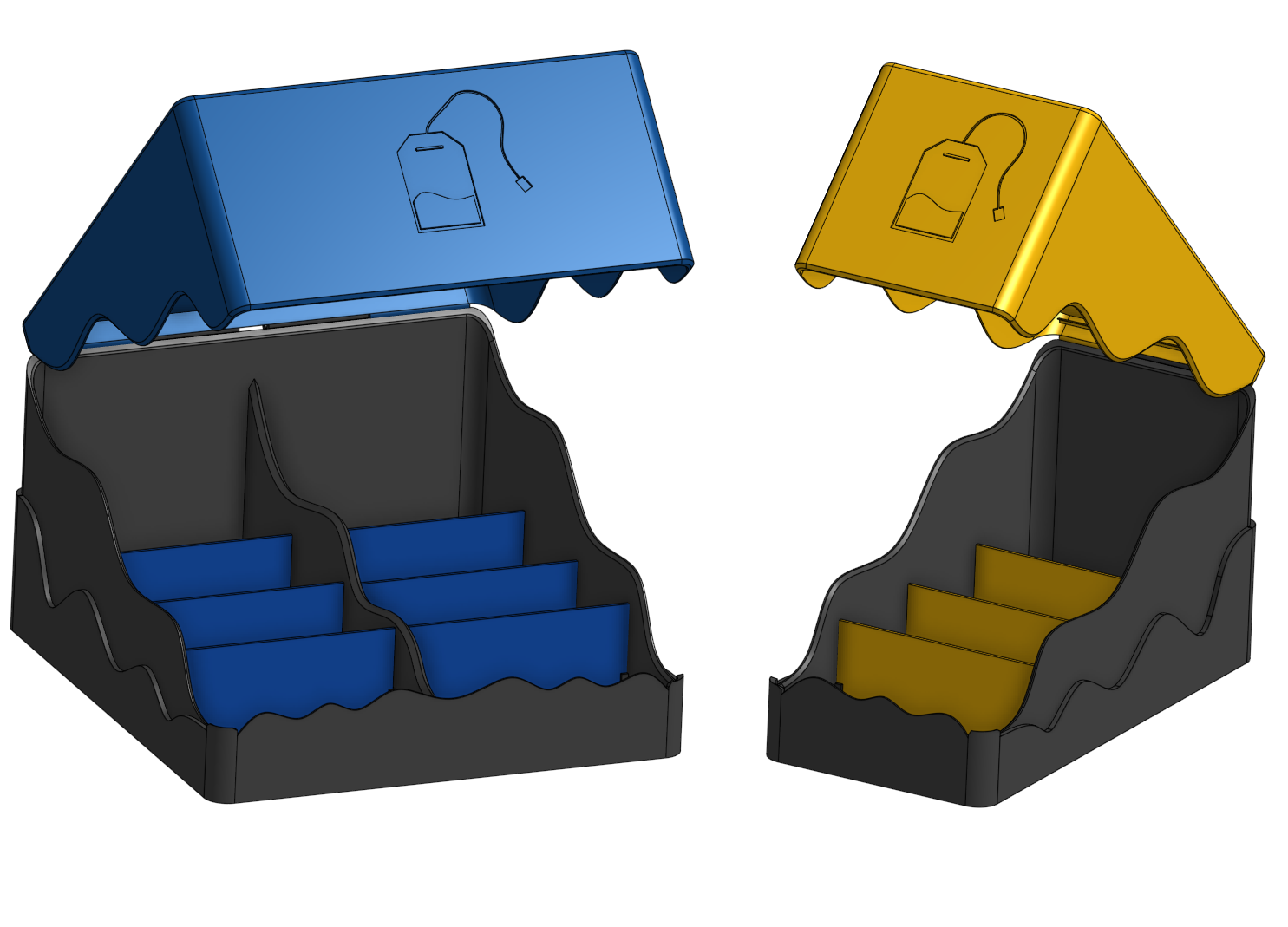 Tea Boxes by Digitale Lehrerin | Download free STL model | Printables.com