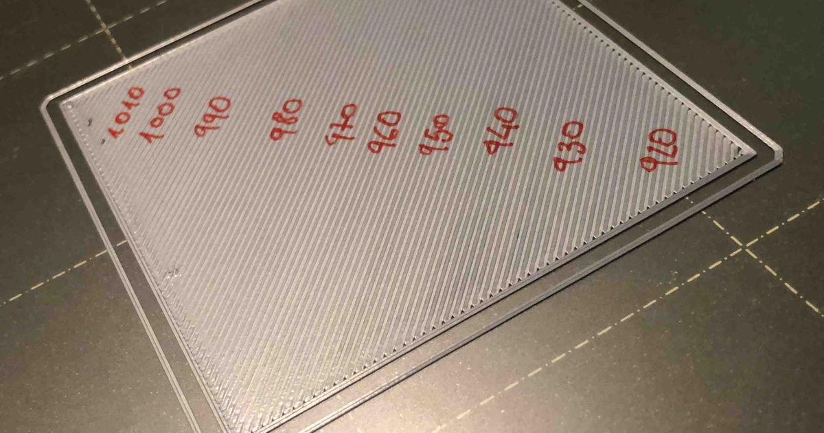 1st layer calibration TEST Bed leveling by HogwartsTrain Download free STL model