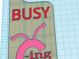 Busy Cricut-ing Door Hanger