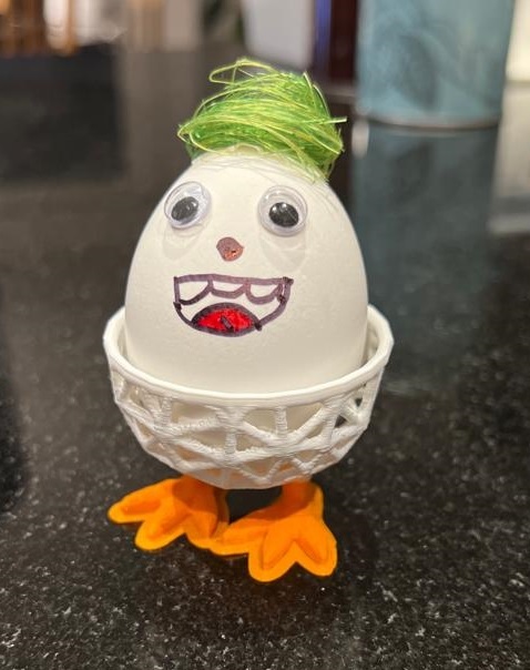 Miniatura 3 do modelo 3D Wireframe Easter Egg Holder