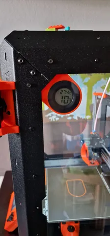 Thermometer holder for original Prusa Enclosure for all corners - Fusion 360