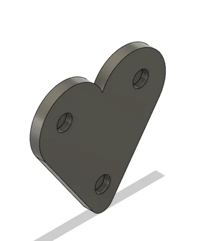 heart with 8x3 magnets