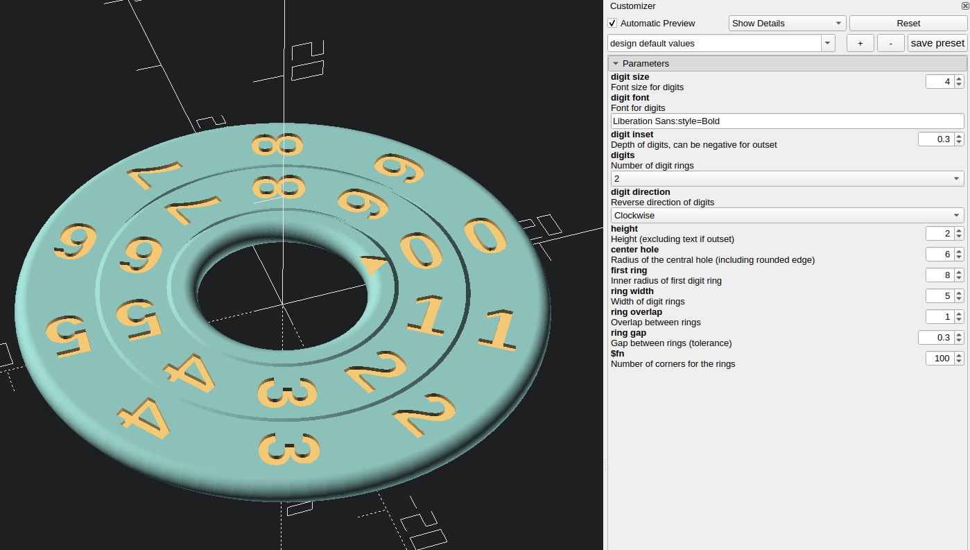 Parameteric Minimalistic Tracker Disc