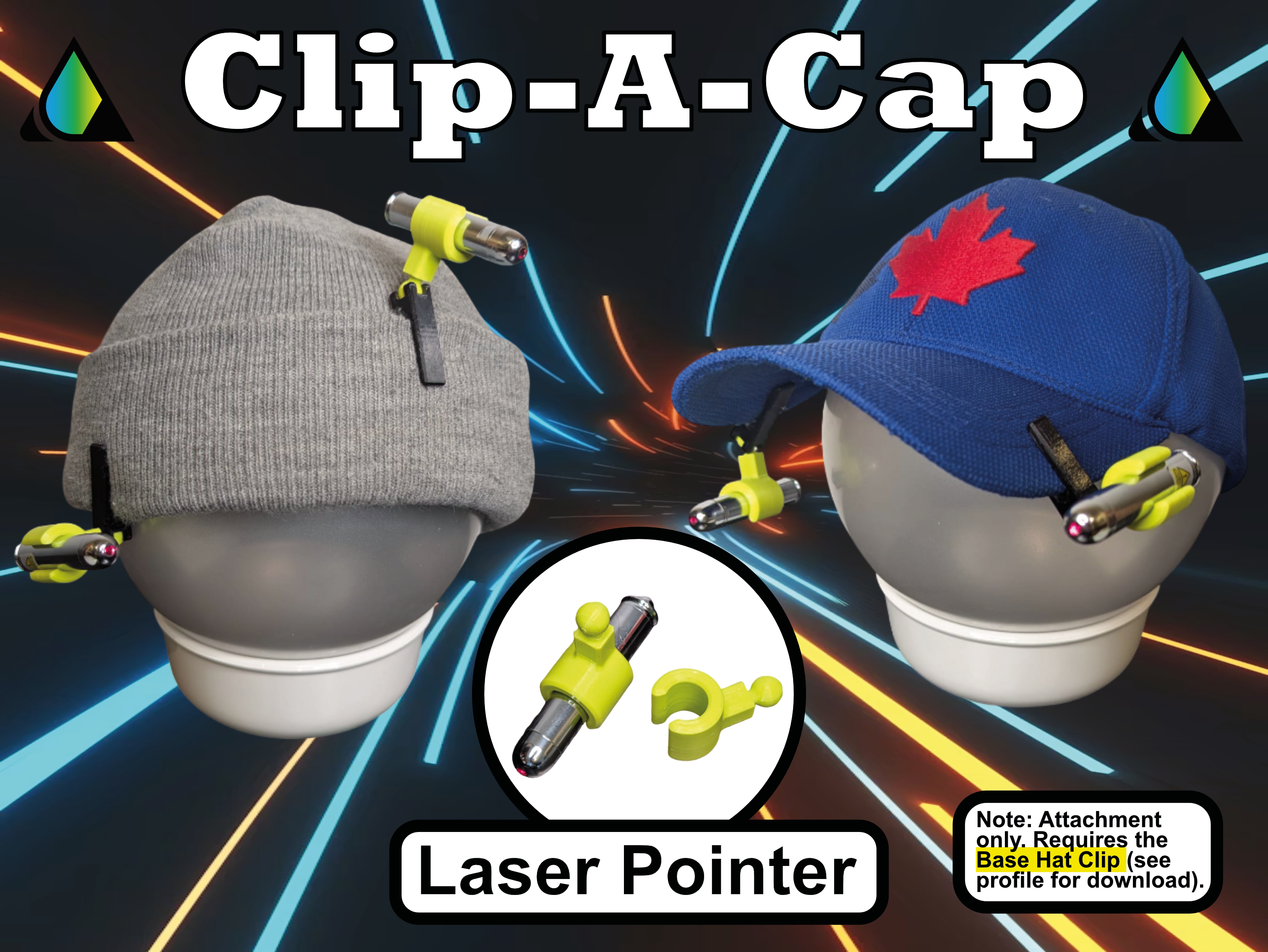 Clip-A-Cap (Laser Pointer)